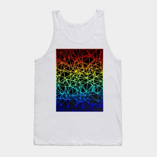 Gradient Color Mesh Tank Top